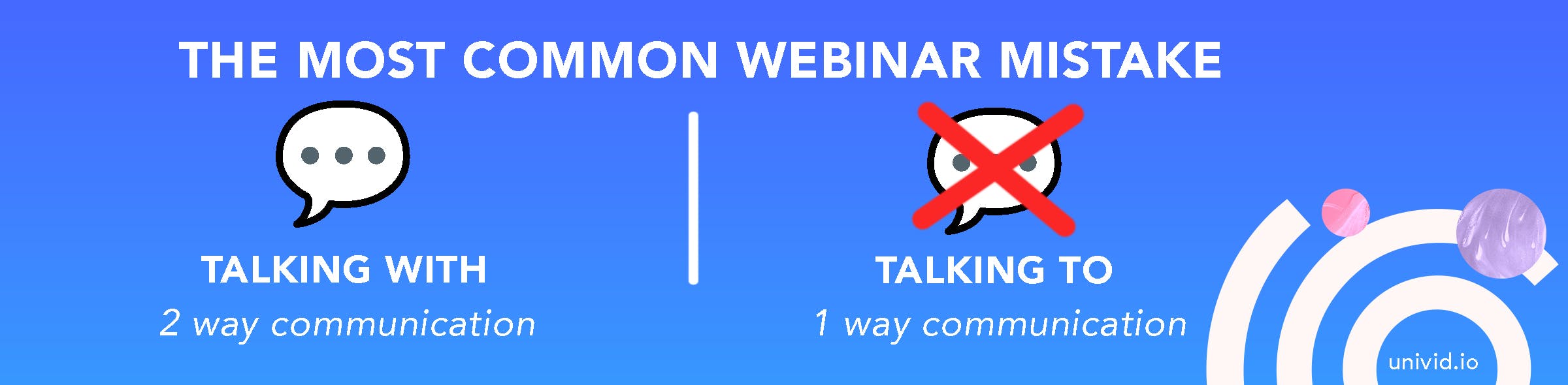 The most common webinar mistake