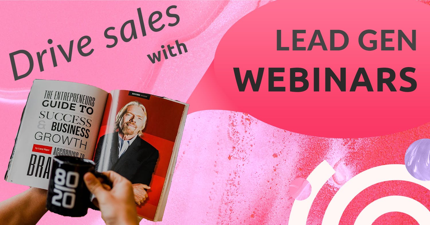 Sales and leads through webinars