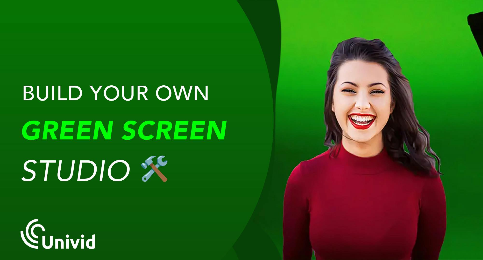 Build a green screen studio yourself - For the office or at home