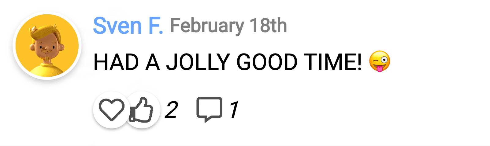 Chat message