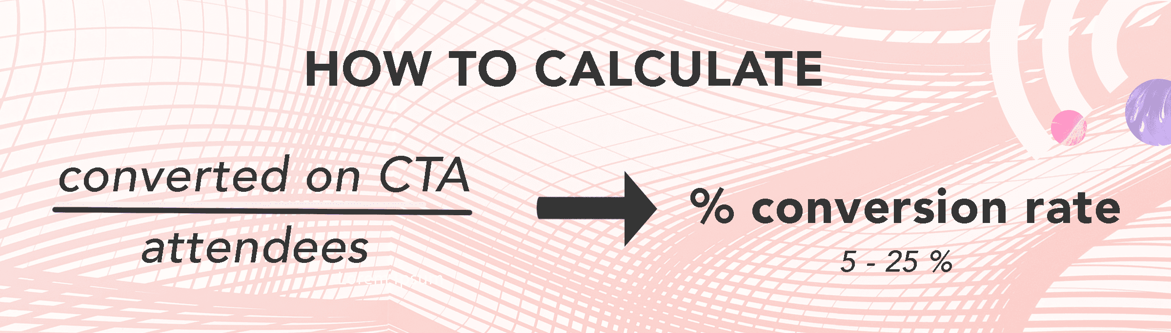 How to calculate webinar conversion rate