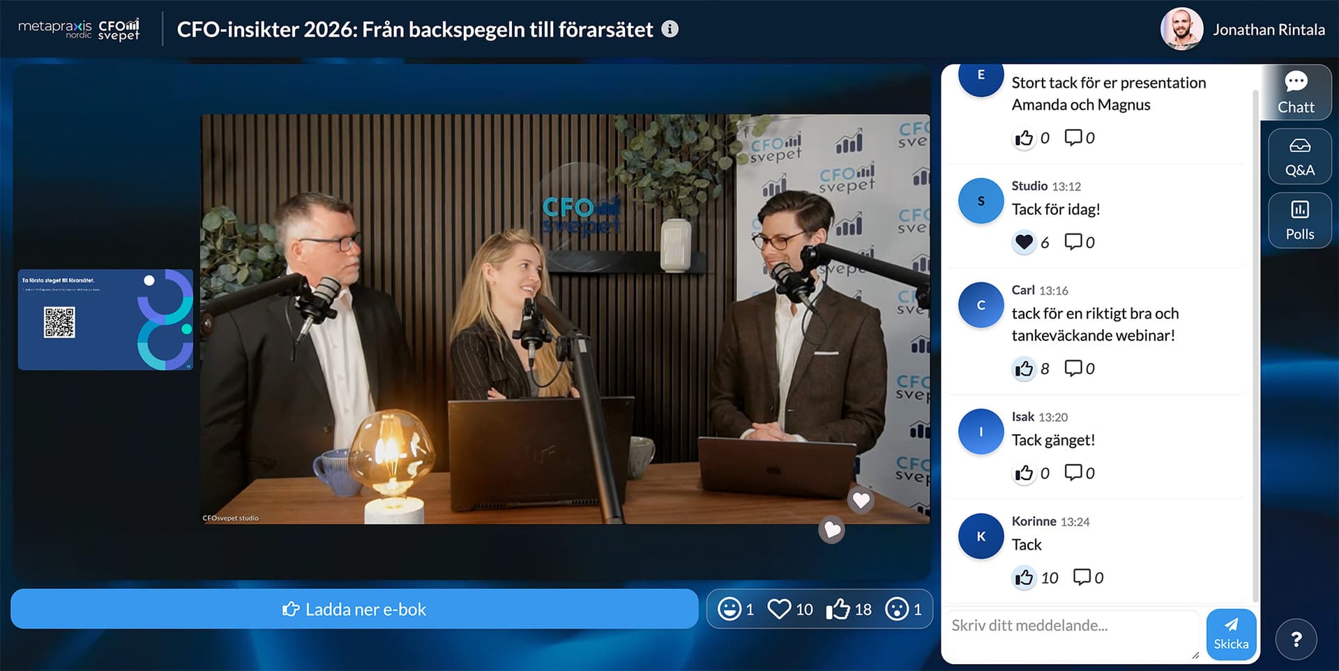 CFOsvepet is the network for CFOs and finance leaders in Sweden. Boost webinar signups and reach a relevant target group of 25 000+ engaged leaders in the Swedish finance ecosystem.