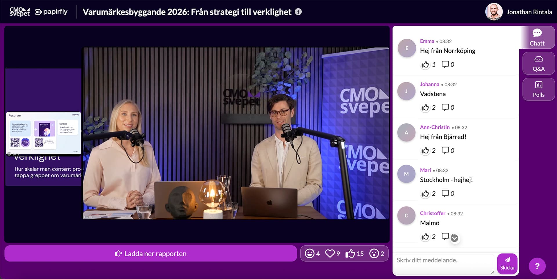 CMOsvepet is the network for leaders within marketing and communication in Sweden. Boost webinar signups and reach a relevant target group of Swedish marketing leaders.