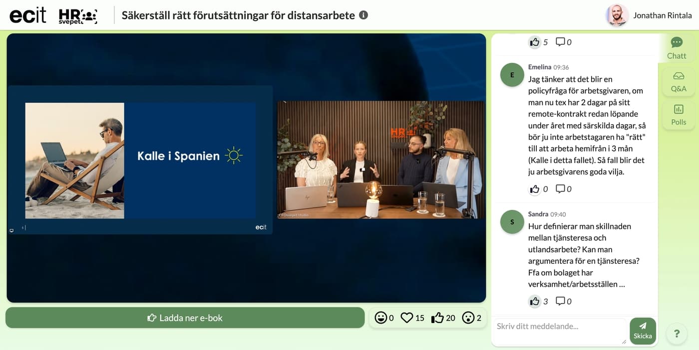 HRsvepet is the network for leaders and professionals within HR in Sweden. Boost webinar signups and reach a relevant target group of 50 000 decision-makers in the Swedish HR ecosystem.