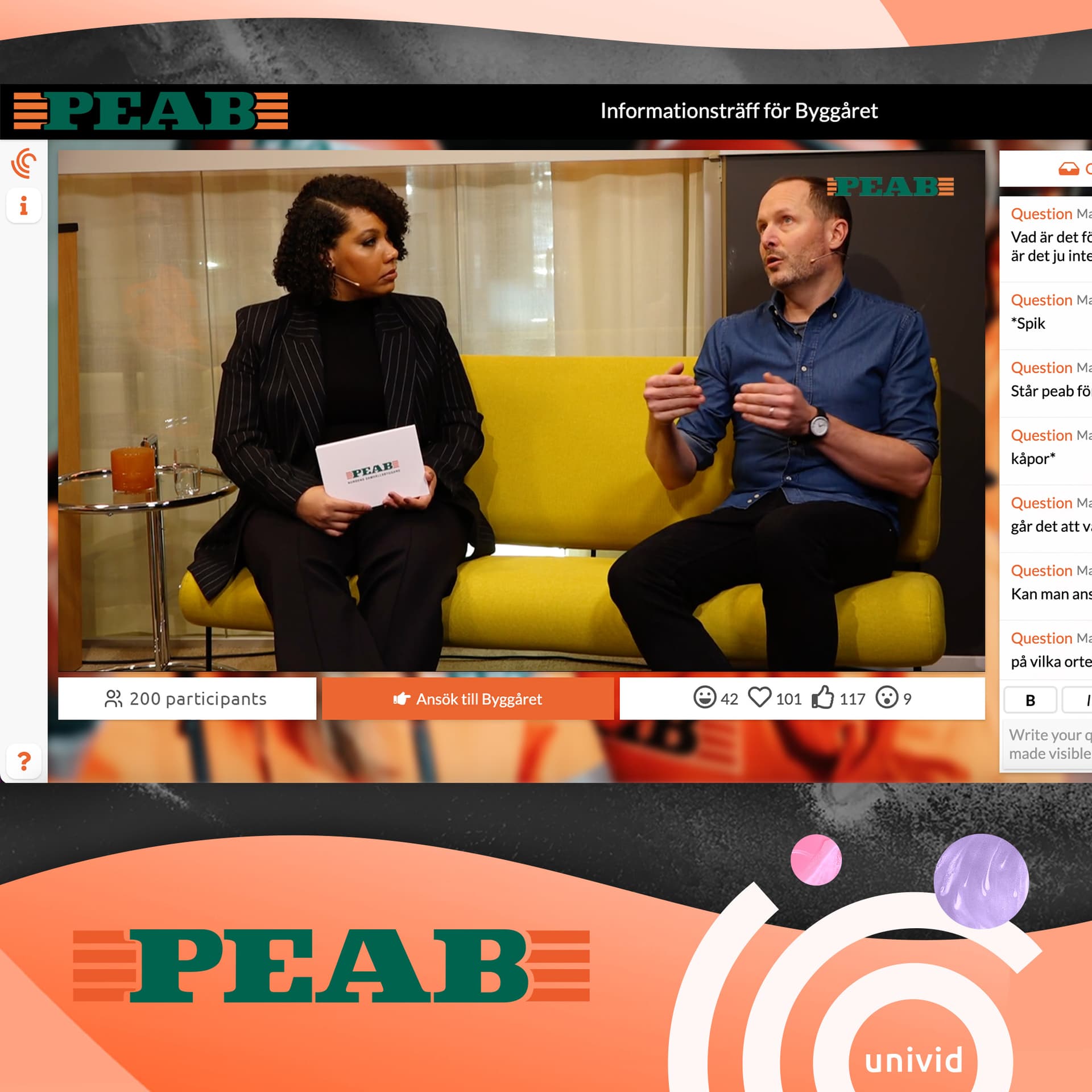 A production company located in the heart of Södermalm, Stockholm. Studio webinar or video production - you decide. Your brand is in safe hands with S19. With many years of experience, Patrik and crew help you take your digital productions to the next level.