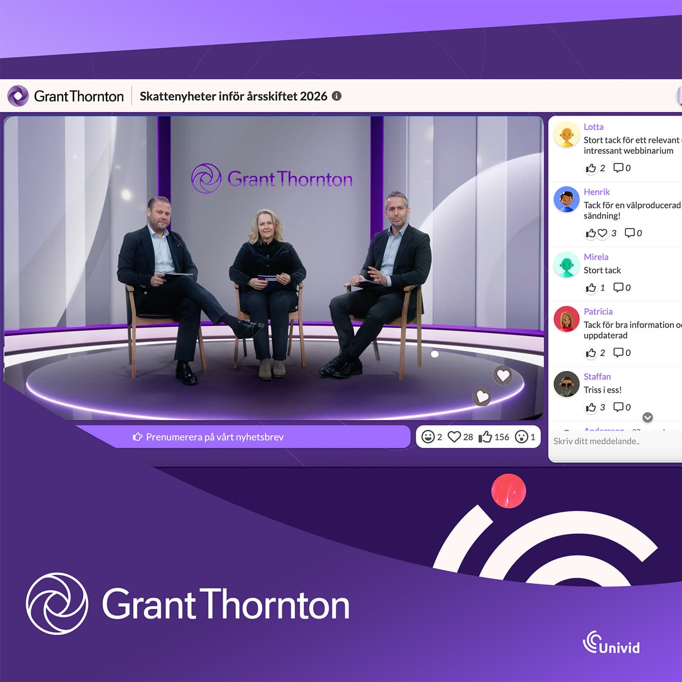 Grant Thornton - Crispy knowledge sharing webinars (1000s of signups)
