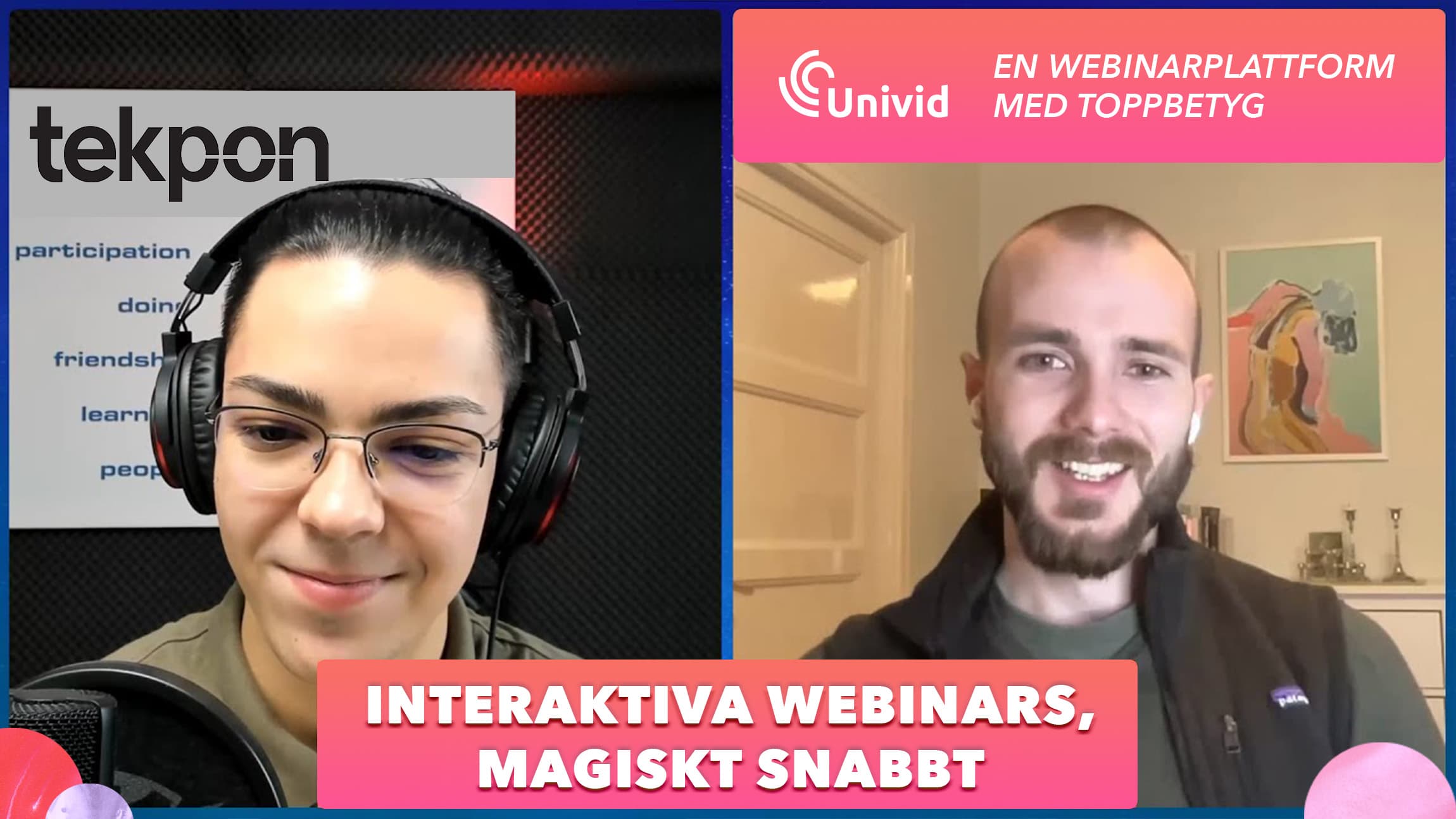 Webinarplattformar med högsta betyg från användare på Tekpon - Univid