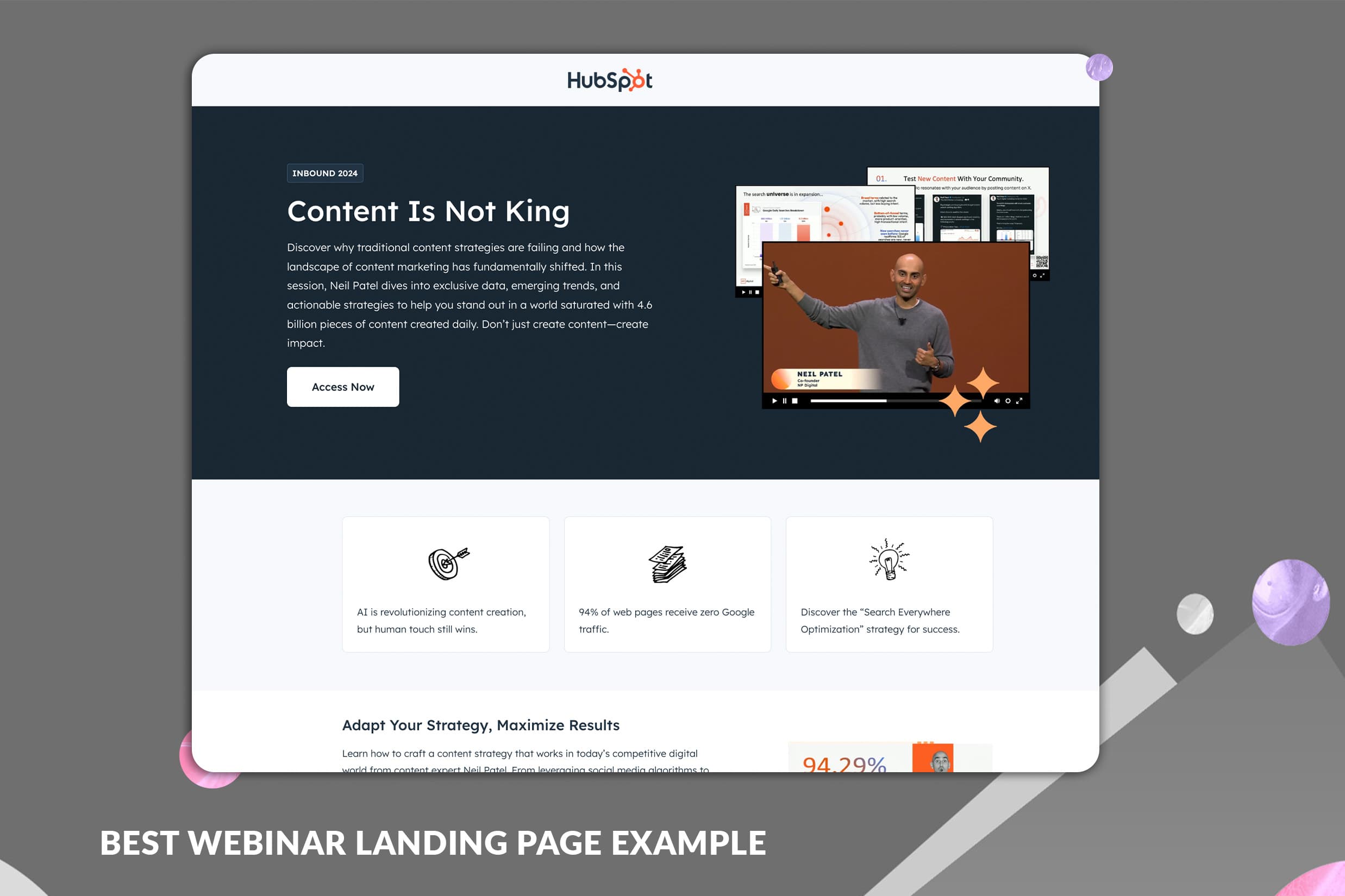 Best webinar landing page example - HubSpot Best webinar landing page example - HubSpot