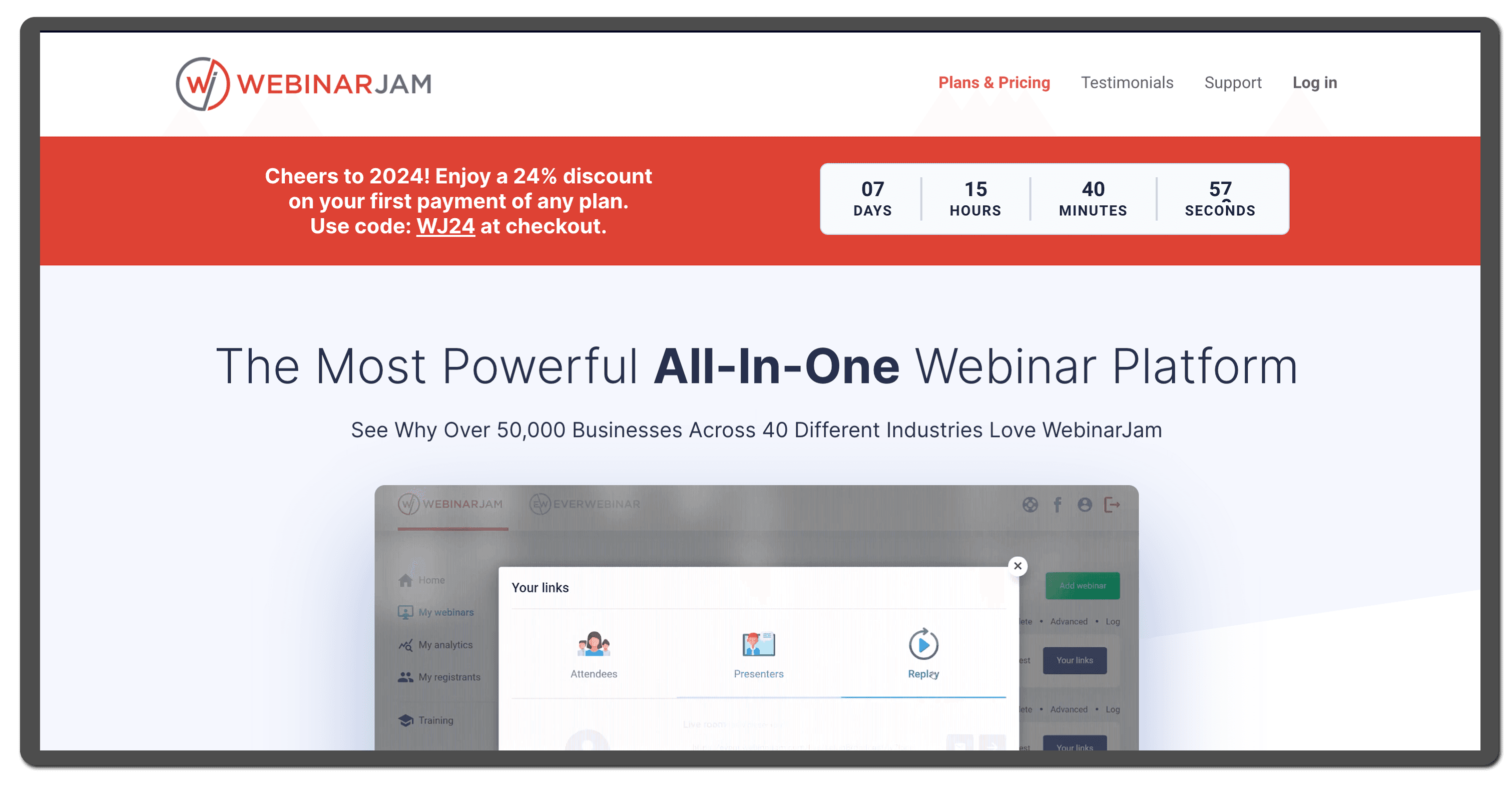 WebinarJam alternative - webinar software