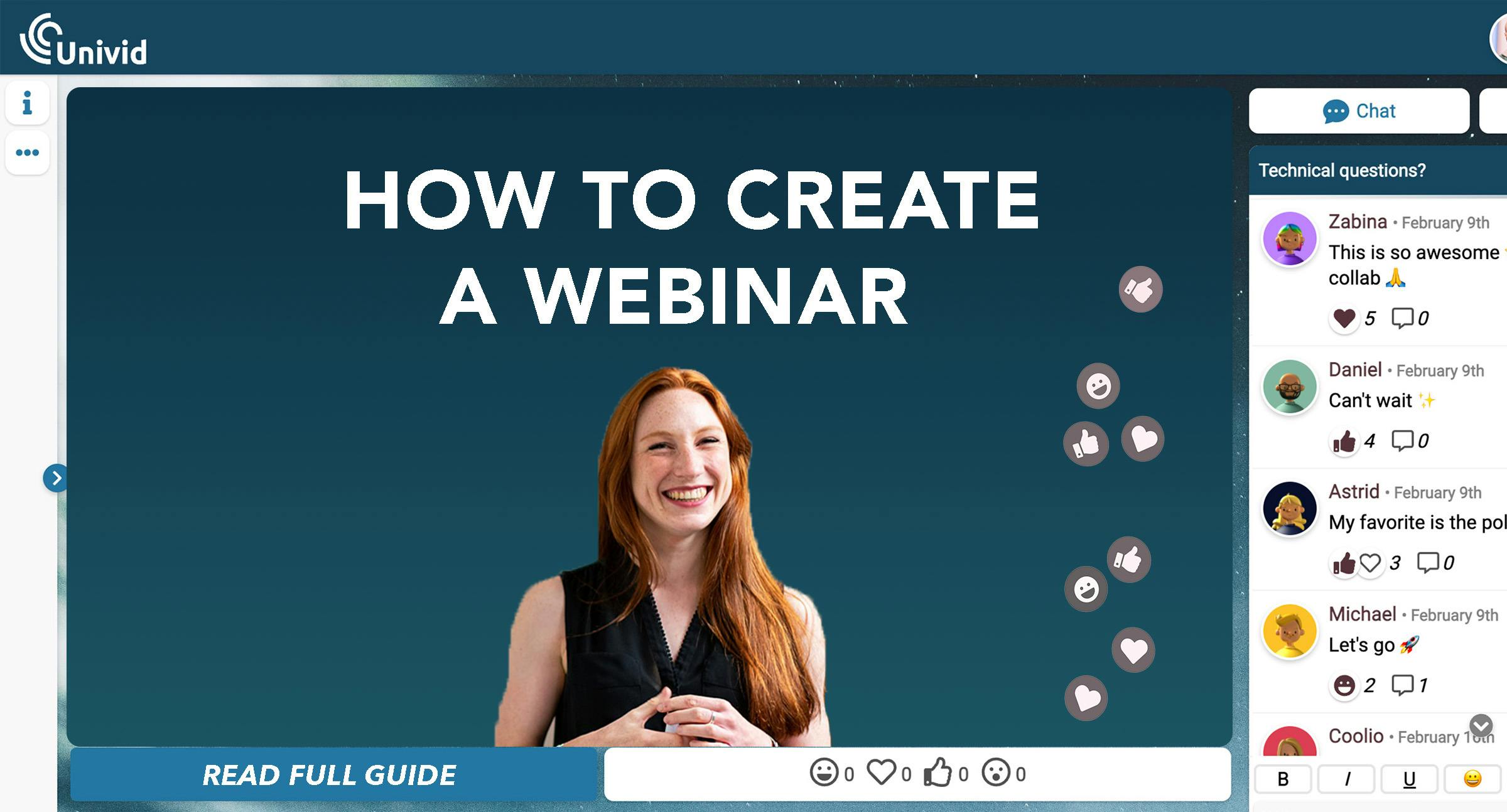 How to create and host an amazing webinar 2024