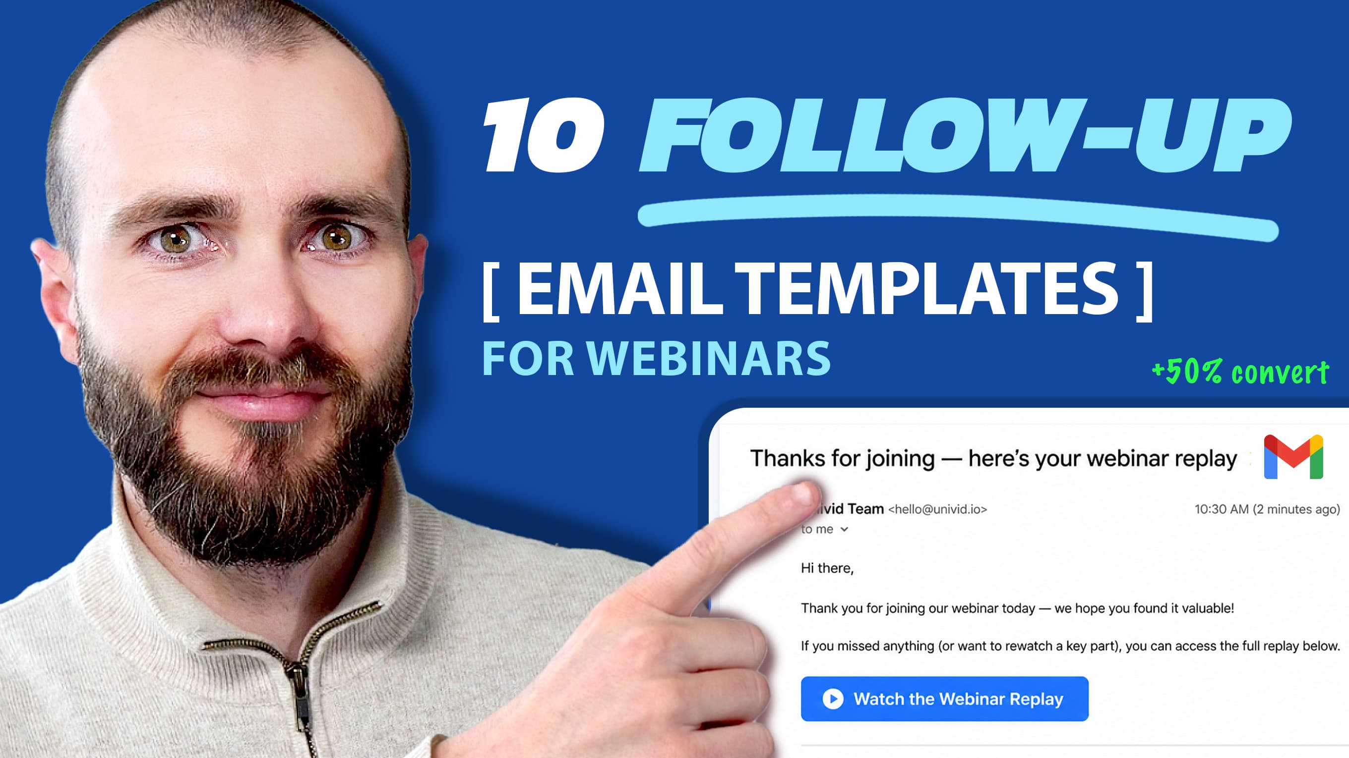 Webinar Follow-Up Emails Guide: 10 examples to copy