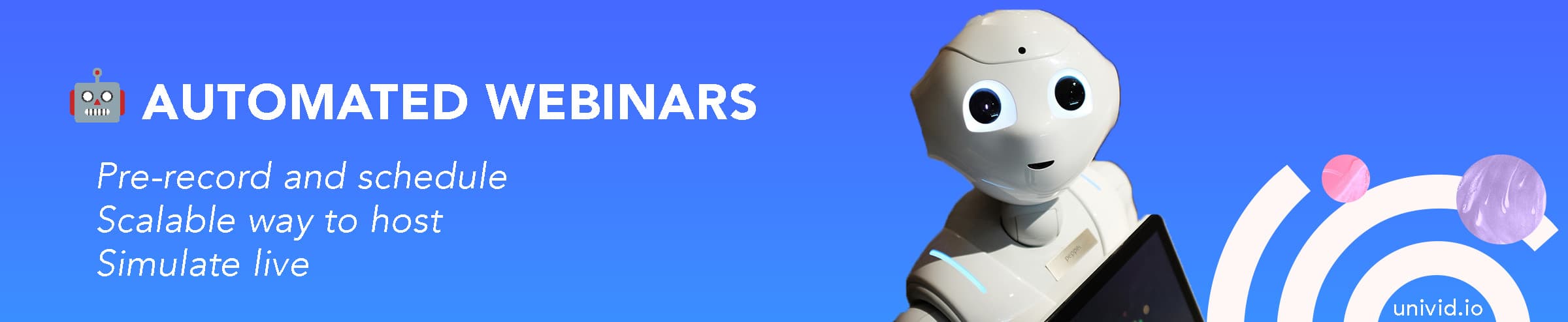 Automated webinars