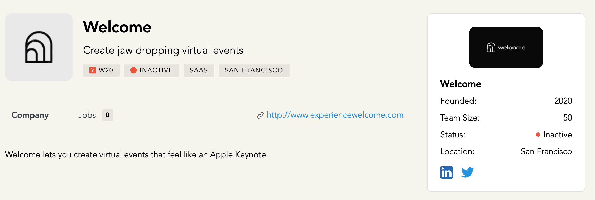 welcome-platform-inactive-ycombinator-website-march-2025 welcome-platform-inactive-ycombinator-website-march-2025