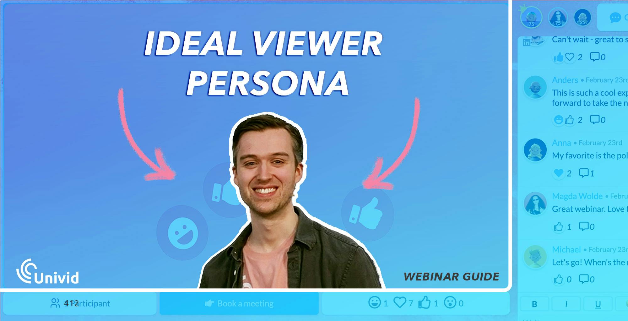 Ideal Viewer Persona - Video, marketing, and webinars