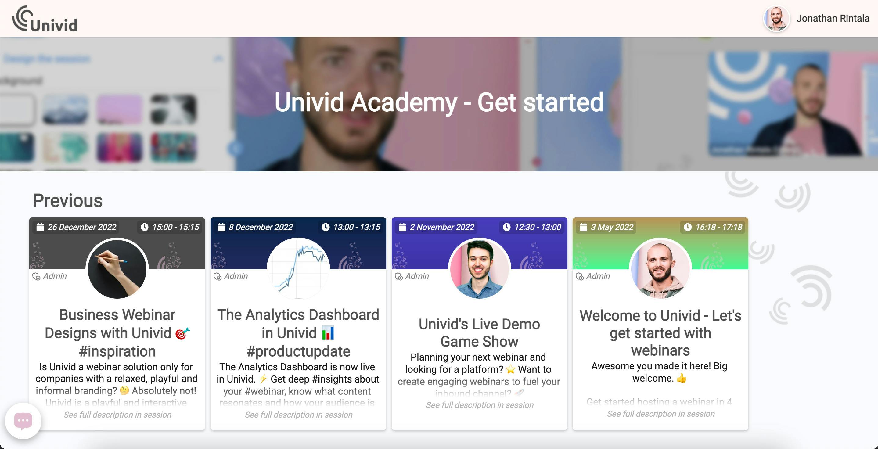 The Univid Academy - En samling av on-demand webinarier
