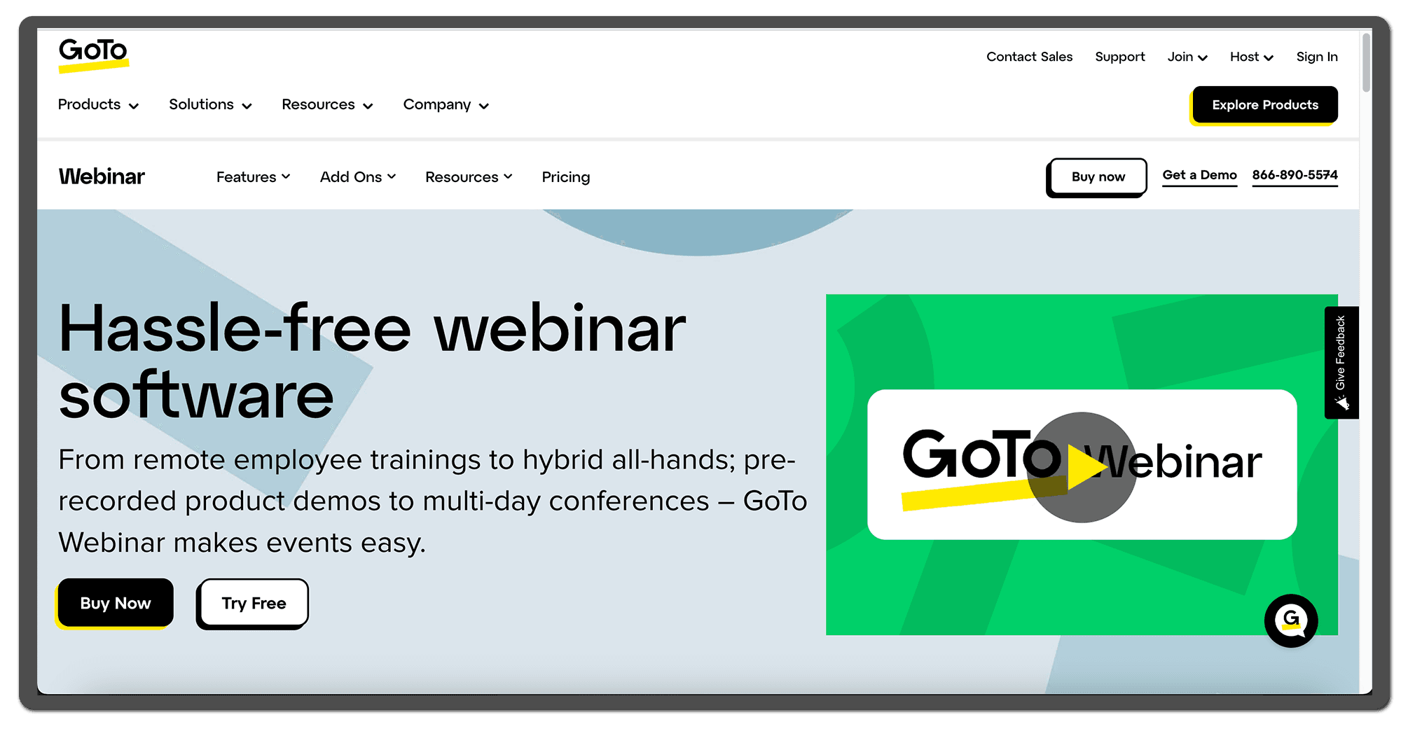 GoToWebinar - Webinar software alternative