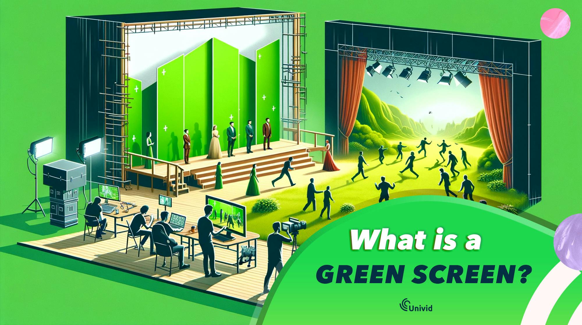 What is a green screen?