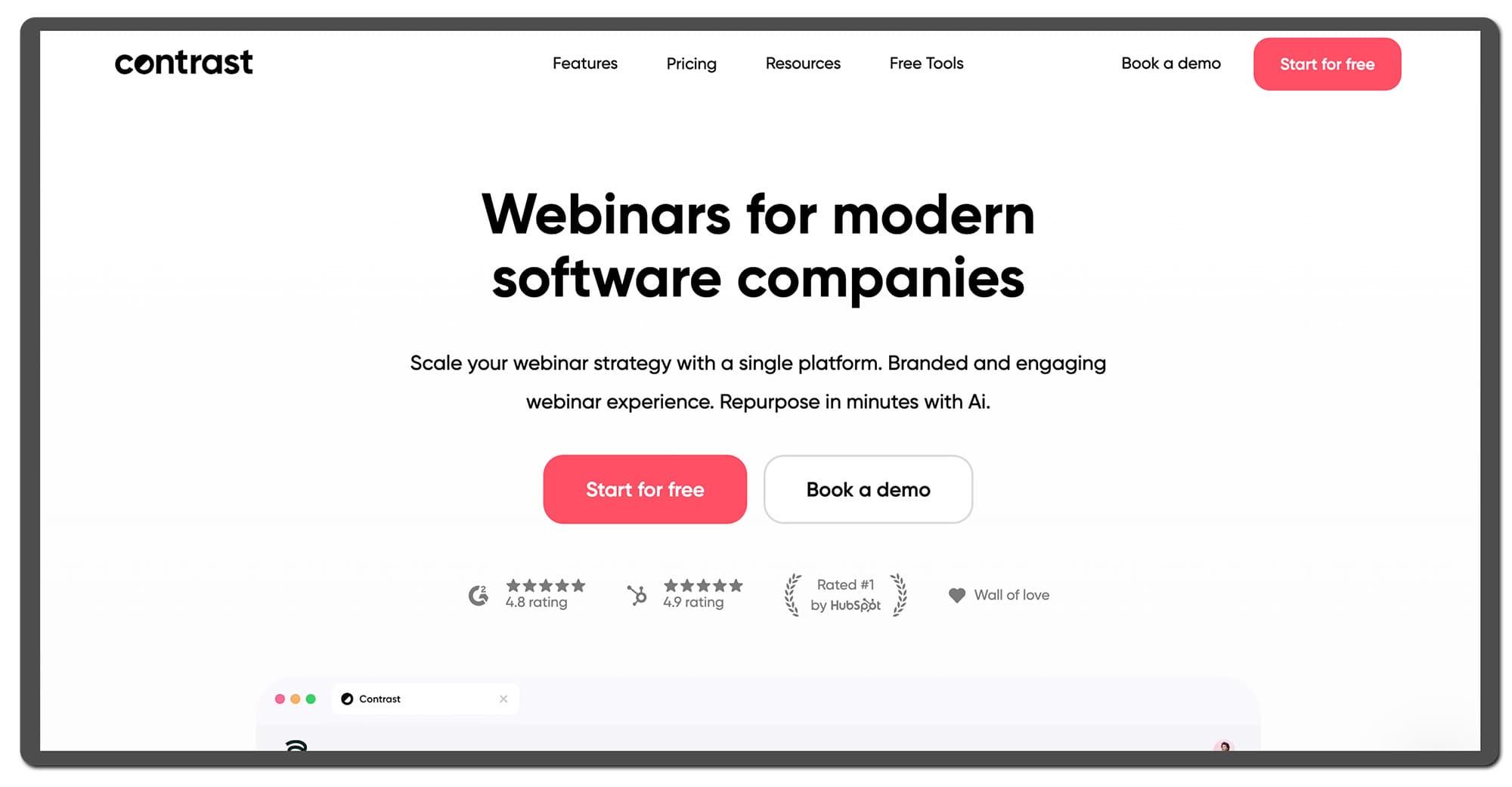 Contrast (getcontrast) webinar software Contrast (getcontrast) webinar software
