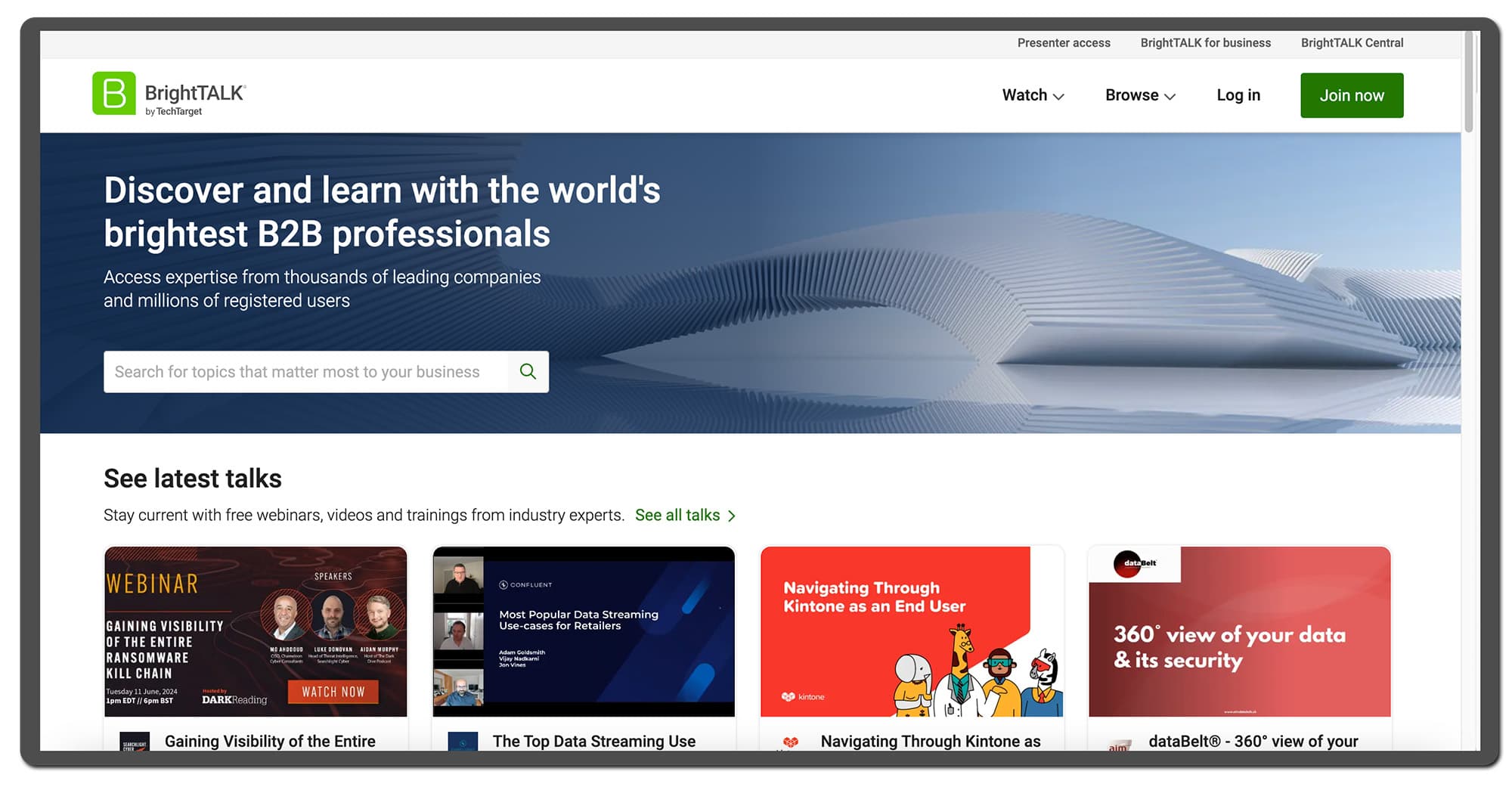BrightTalk alternative - webinar software BrightTalk alternative - webinar software