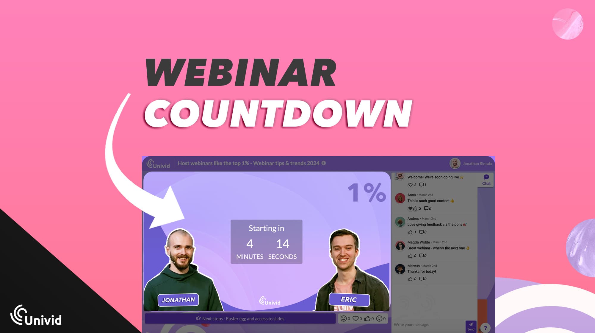 Webinar countdown