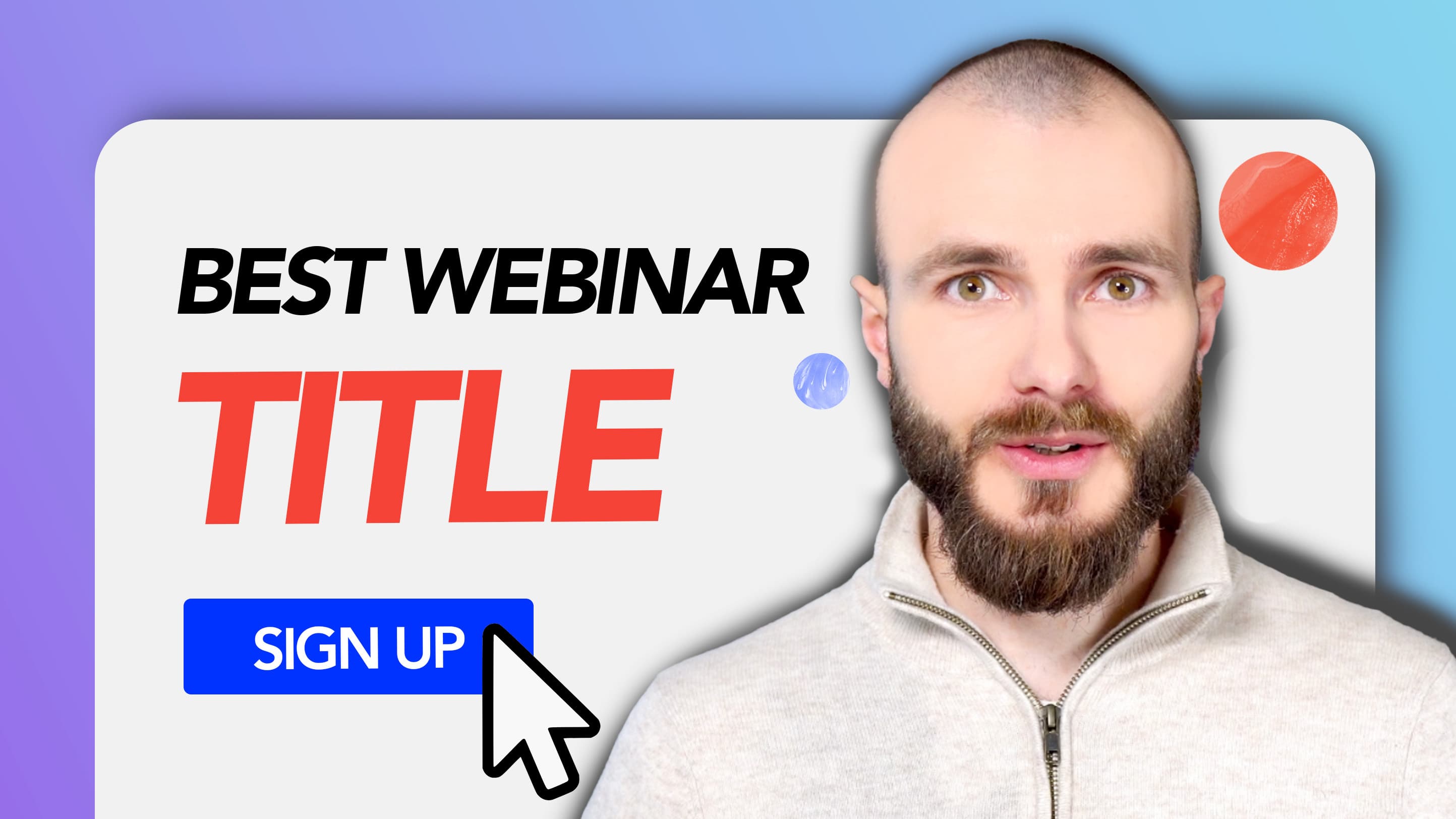 The best webinar titles to convert and get a lot of signups for your next webinar. Get inspired. Follow the guide on how to write a catchy title for your next webinar.