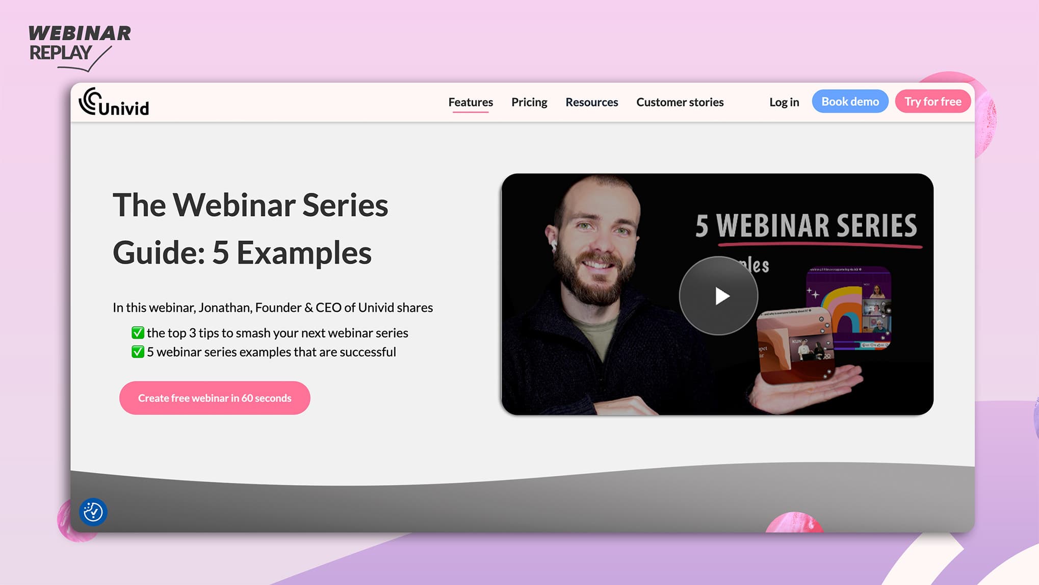 Embedded webinar on-demand replay on website Embedded webinar on-demand replay on website