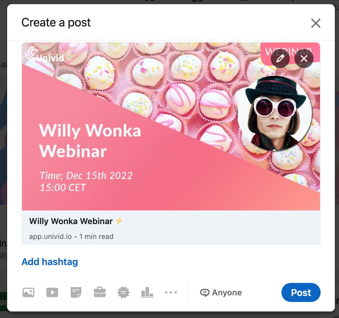 sharable linkedin page from univid sharable linkedin page from univid