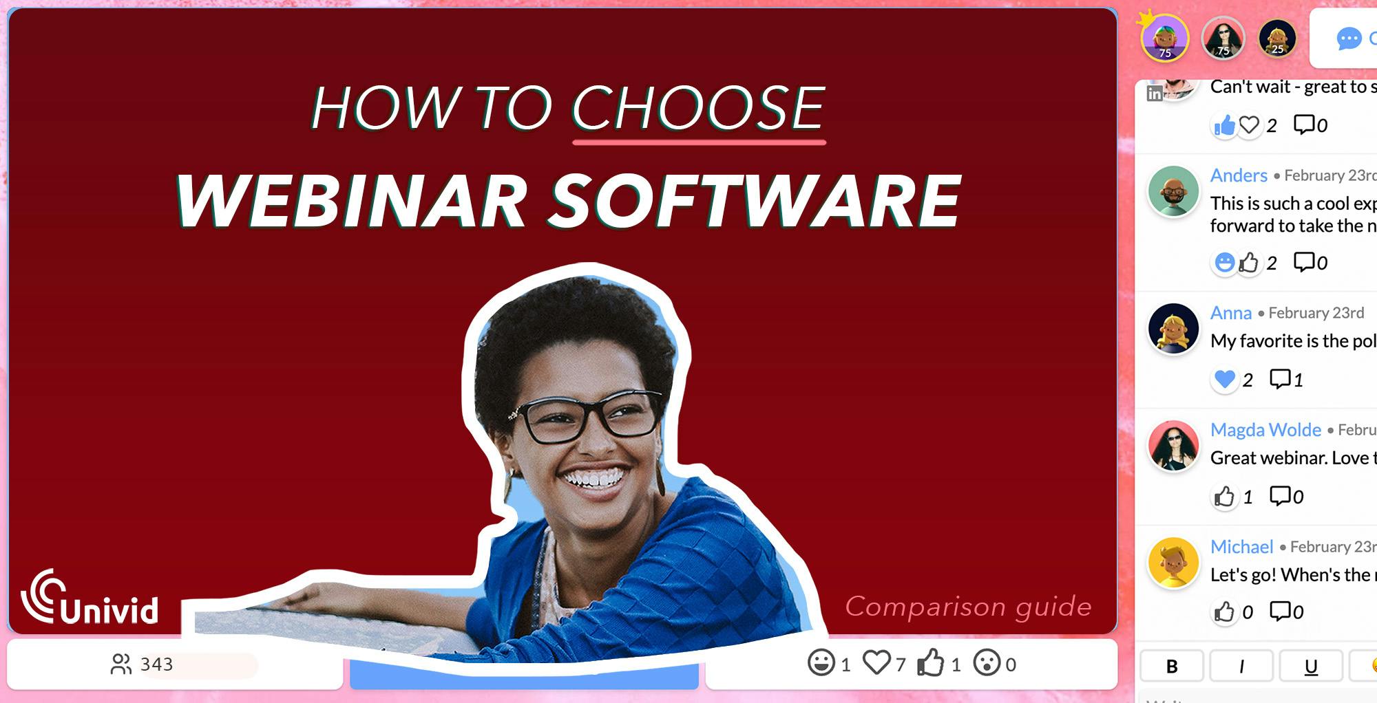 Trying to find the best platform for webinars, but feeling overwhelmed by all the options? This webinar buyer’s guide gives you an overview to compare and choose the right one amongst webinar platforms.