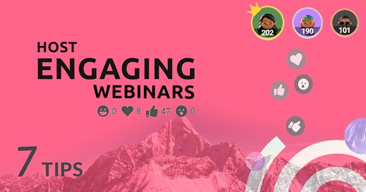 Hosting engaging webinars requires remembering a few small details that can make a huge change. Often just highlighting the chat, reactions, or the Q&A can give a spike in engagement. In this article, we give you these small, but critical details. Also, we delve even deeper with 7 ways you can make your webinar engaging and interactive - the two things that that boost conversions and memorability.