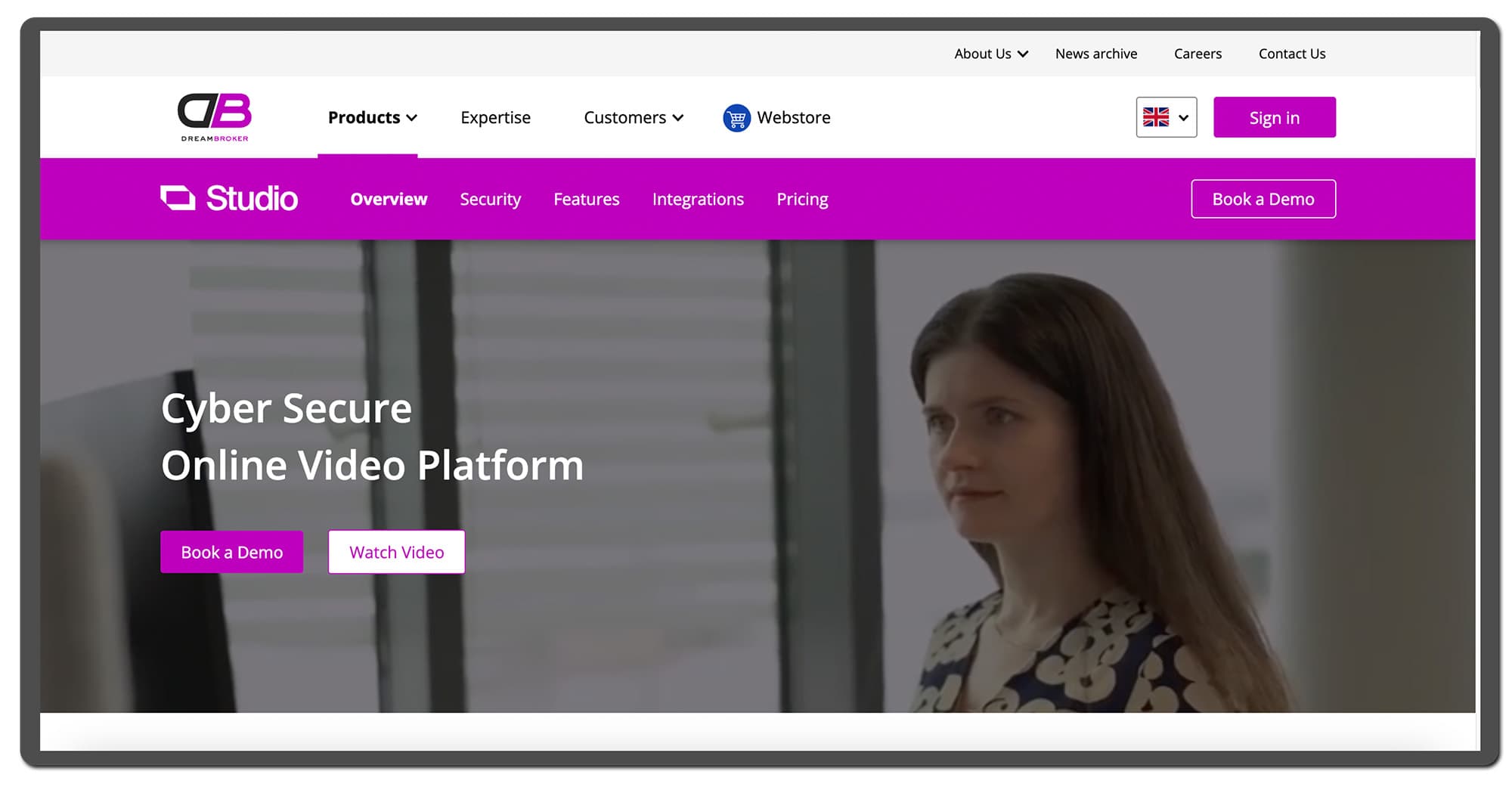 Dream Broker Studio video platform for webinars Dream Broker Studio video platform for webinars