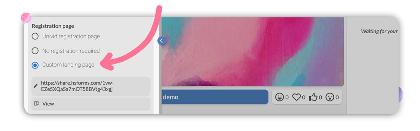 Use a custom landing page in your CRM with webinar software Use a custom landing page in your CRM with webinar software