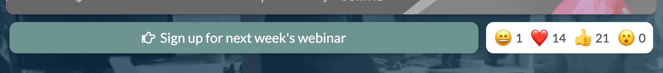 Webinar CTA exempel för webinarserier Webinar CTA exempel för webinarserier