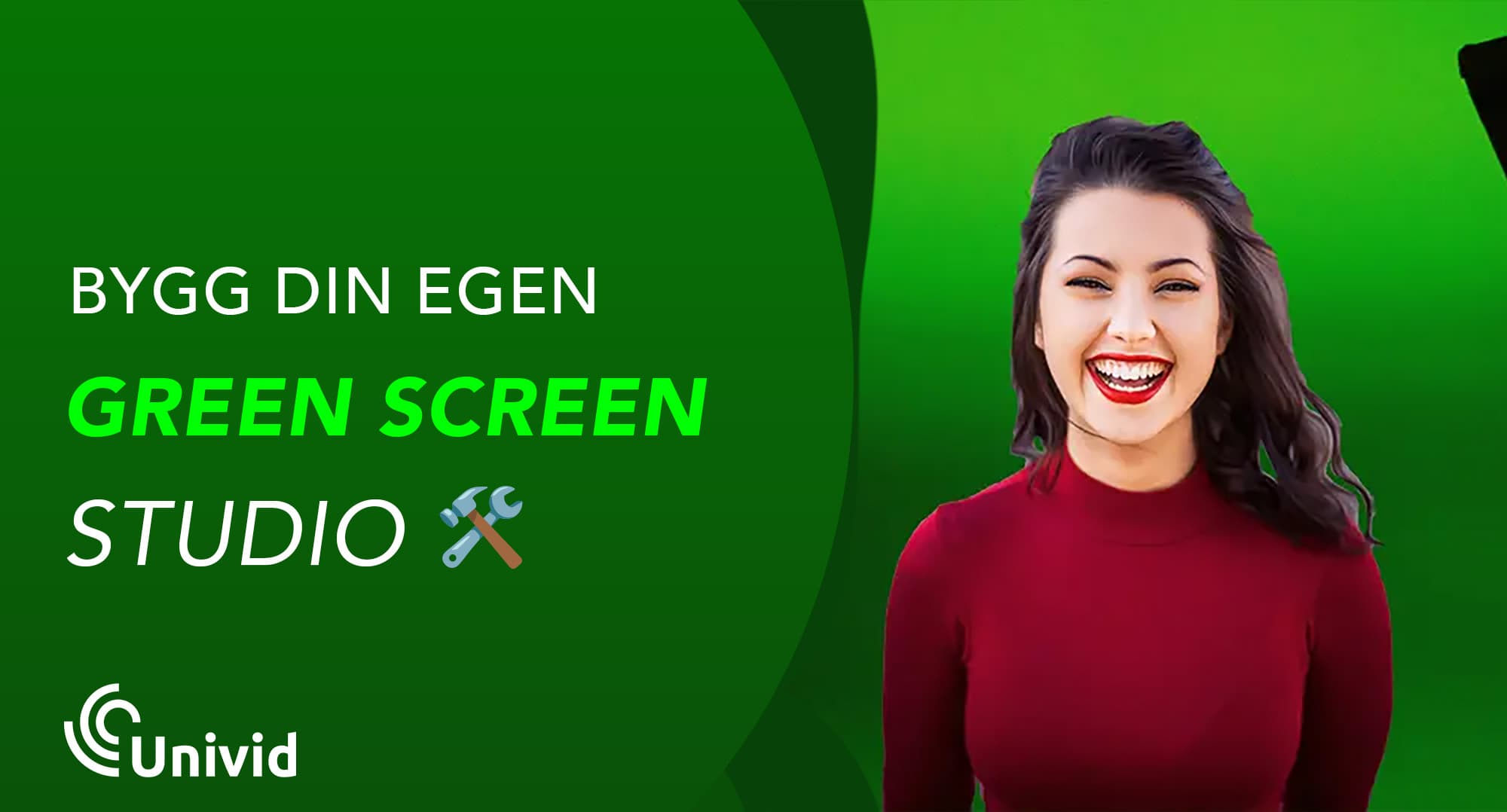 Bygg din egen greenscreen studio - För kontoret eller hemma