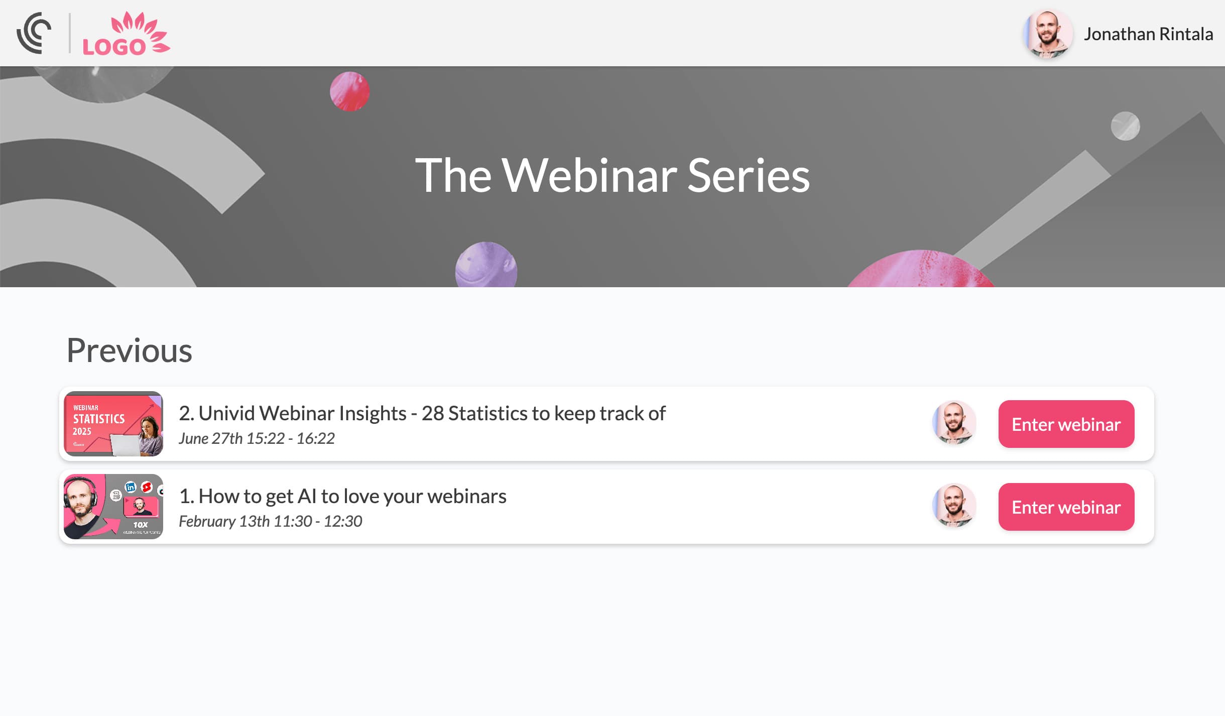 En webinarserie i action - Univid Spaces En webinarserie i action - Univid Spaces