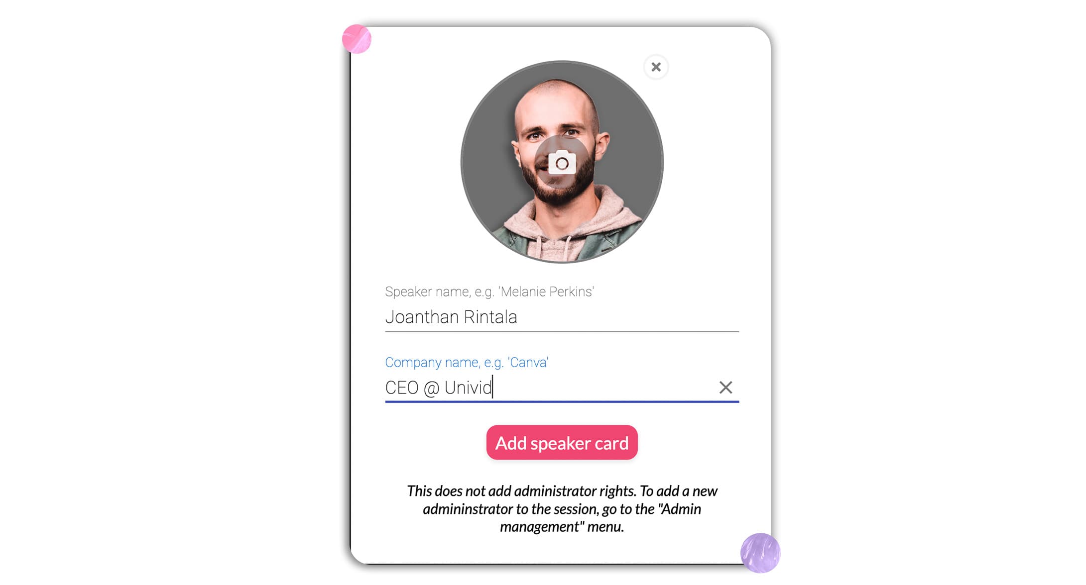 Add webinar speaker images Add webinar speaker images
