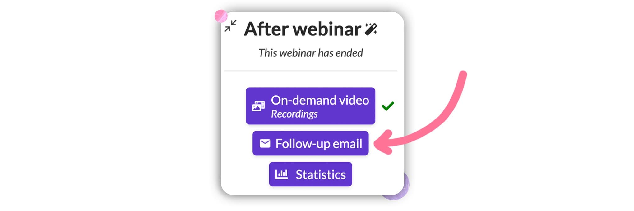 Set up emails in webinar Set up emails in webinar
