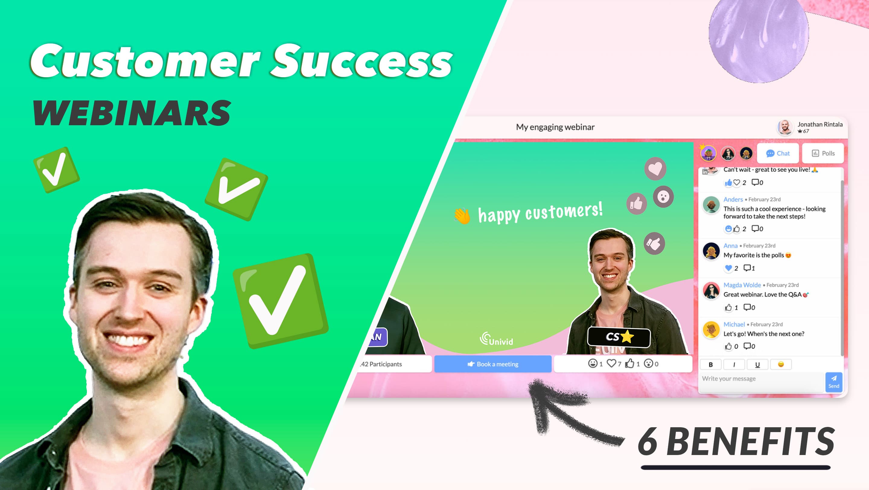 6 benefits of hosting webinars as customer success