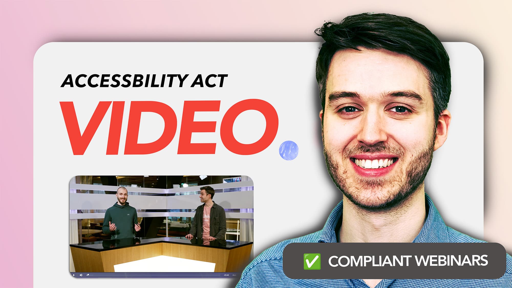 EU:s tillgänglighetsdirektiv: Video och webbinarier