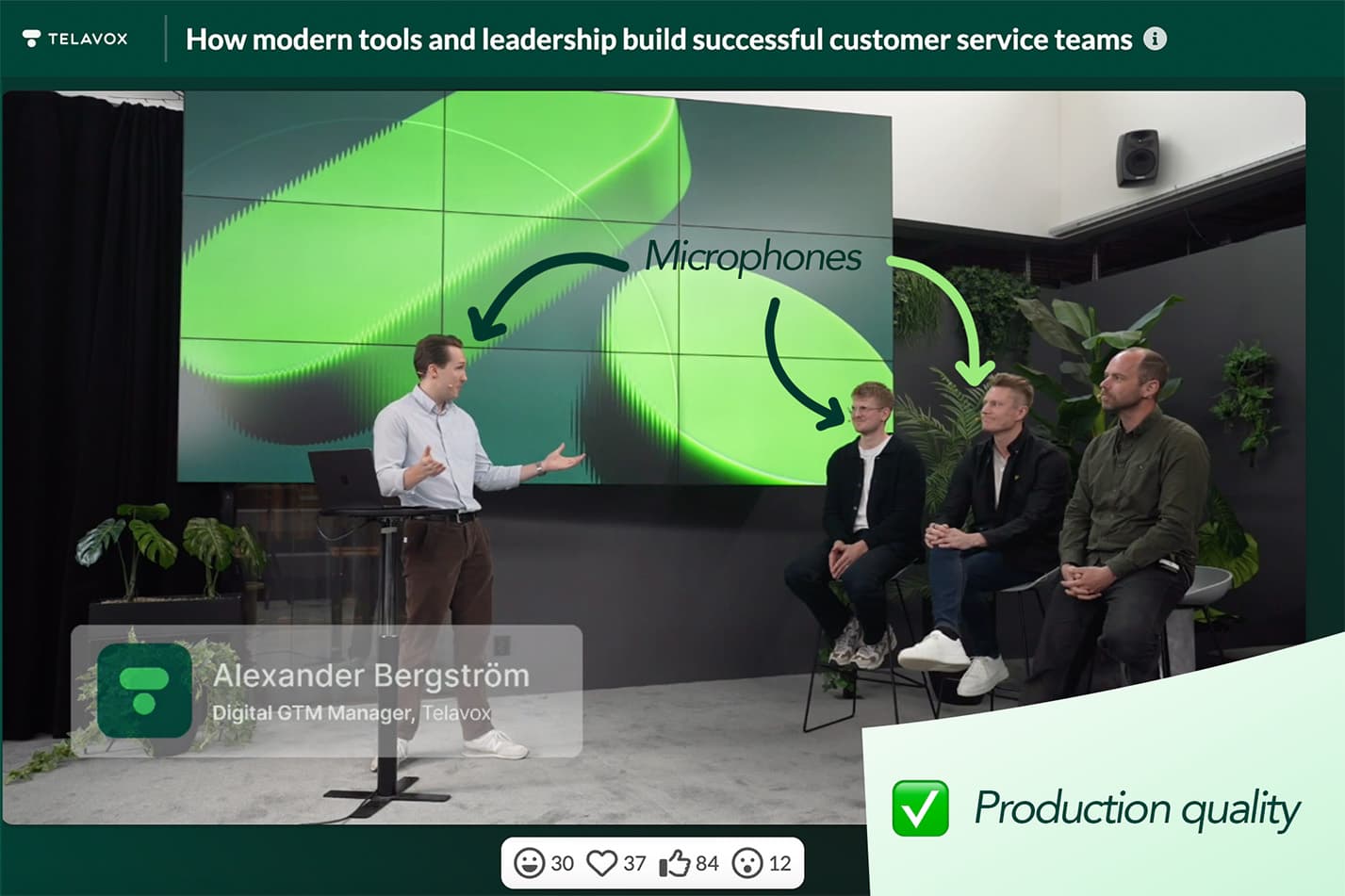 Production quality webinar Production quality webinar