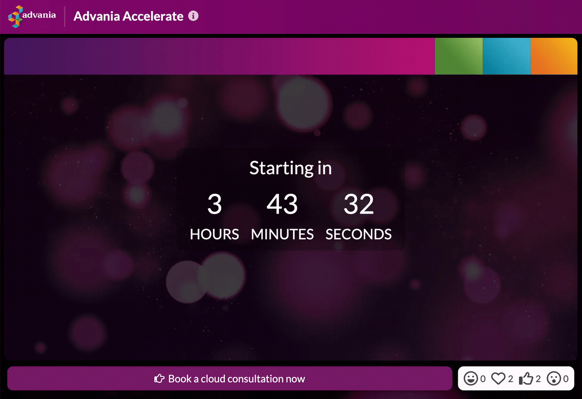 Live webinar countdown Live webinar countdown