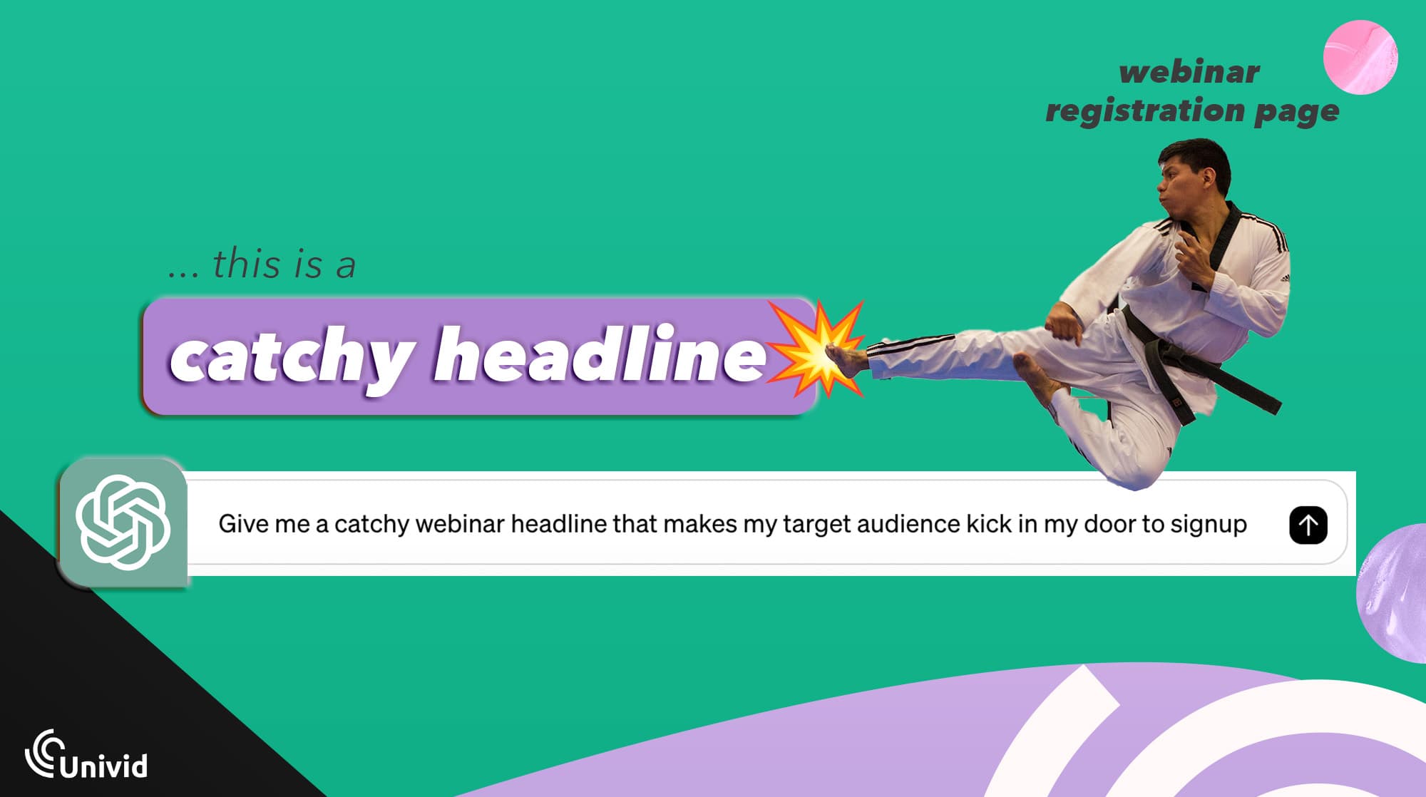 Write a catchy headline for your webinar - Webinar registration page Write a catchy headline for your webinar - Webinar registration page