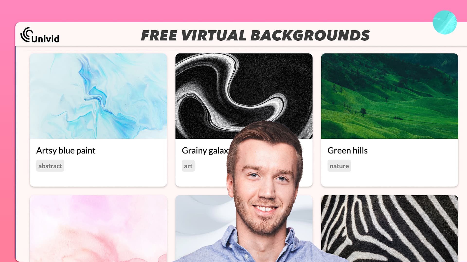 How to Use a Webinar Virtual Background (in 3 steps) | Univid