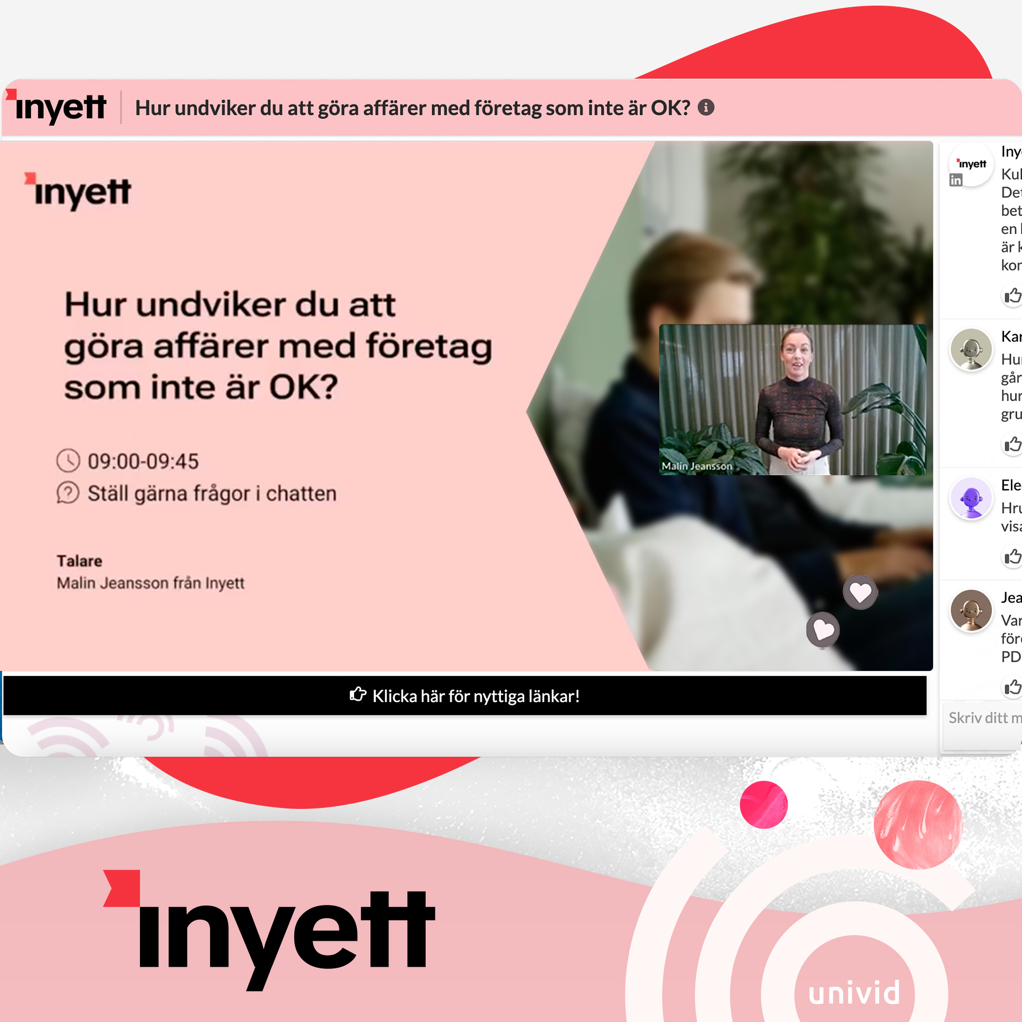 Inyett - Expertwebbinarier med +1000 registreringar [SaaS]