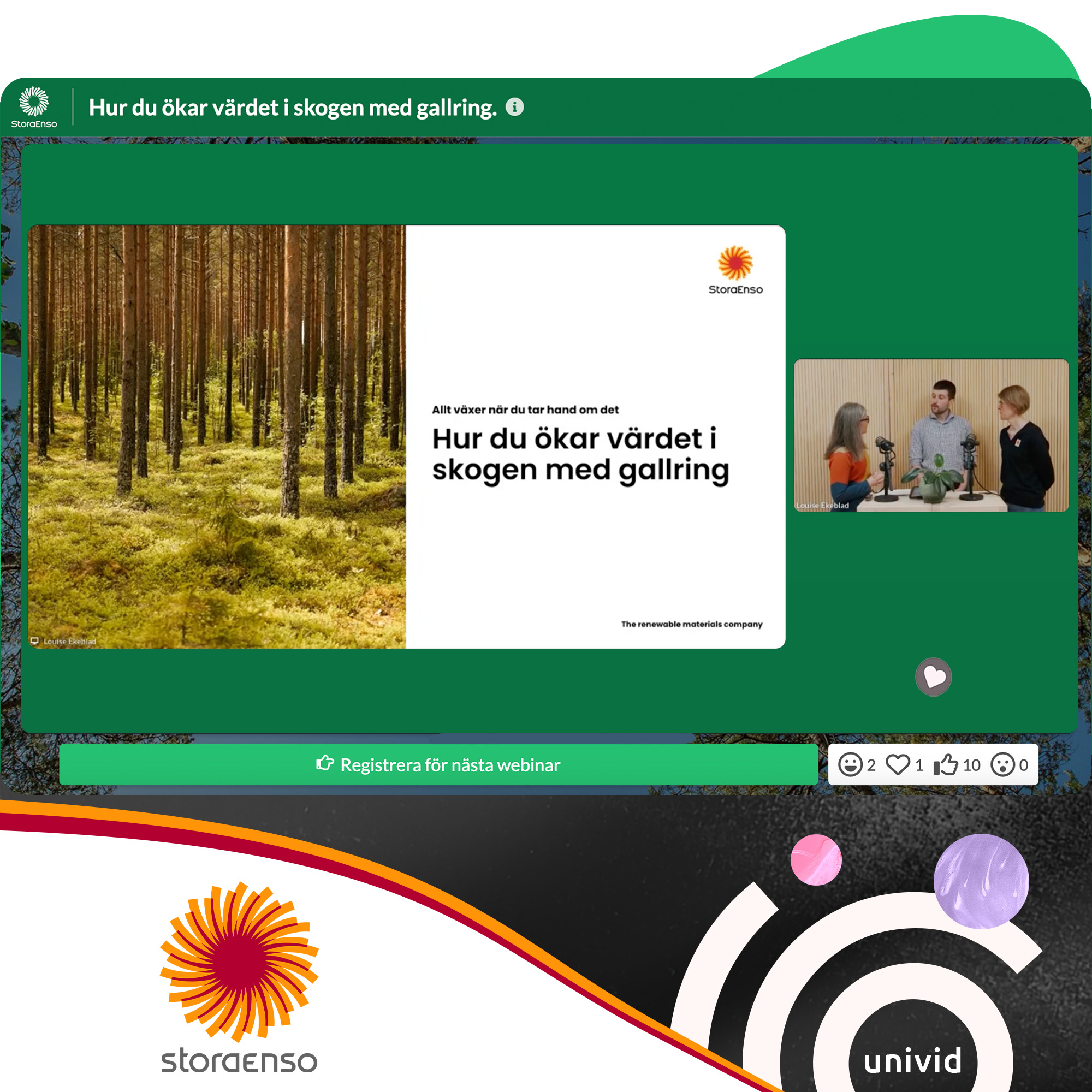 Stora Enso Skog - Building a B2B community with webinars